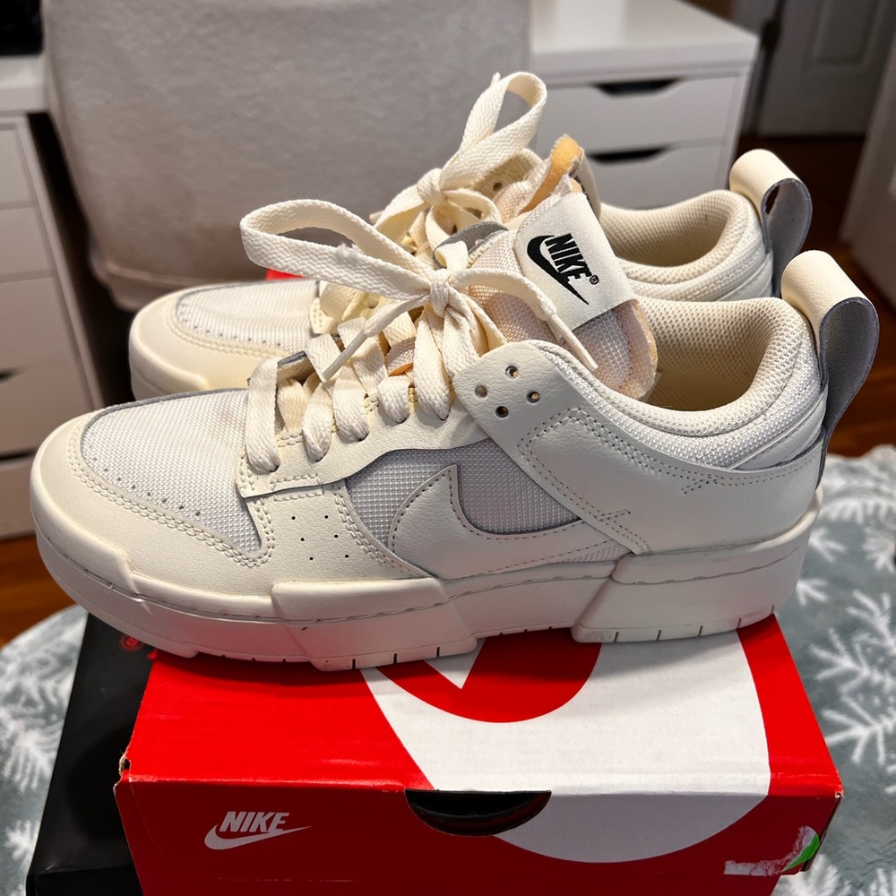 Nike Dunk Low Disrupt Coconut Milk Size 8 Women’s - Picture 8 of 9